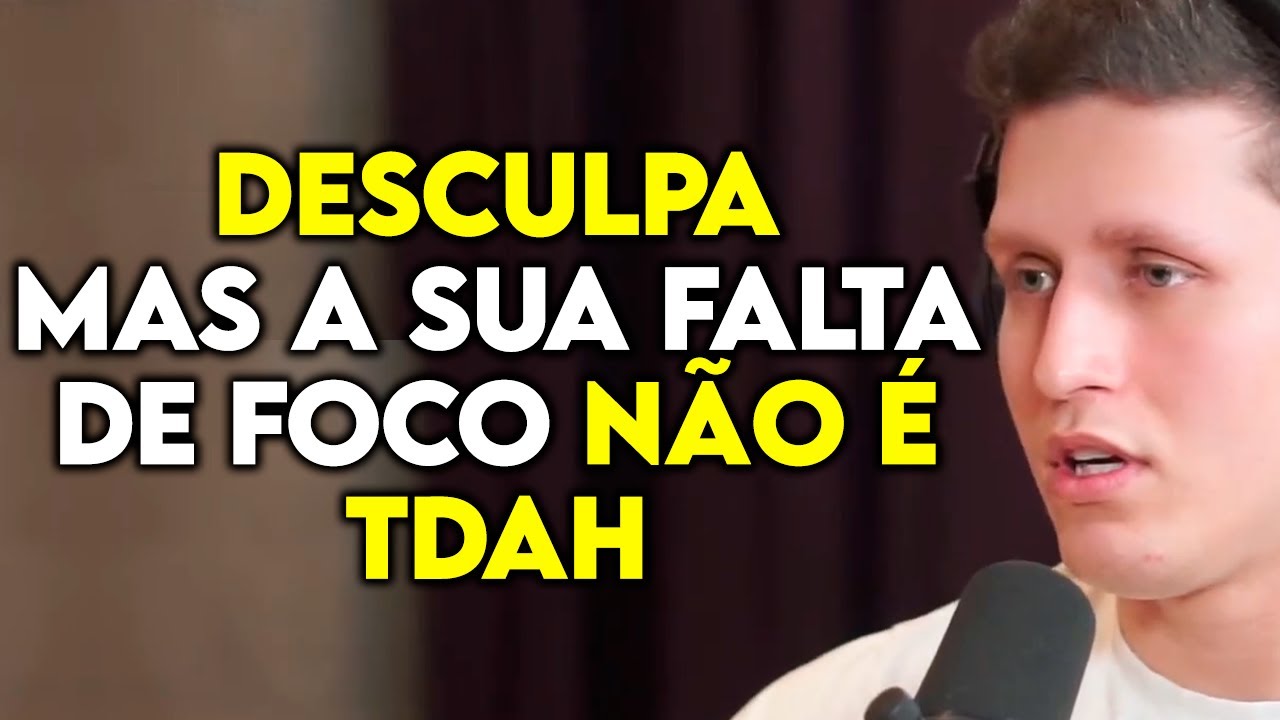 VOCÊ NÃO TEM TDAH: COMO VOLTAR A SE SENTIR FOCADO | Lutz Podcast