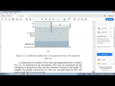 ميكانيك التربة -  Chapter 8: Seepage part I