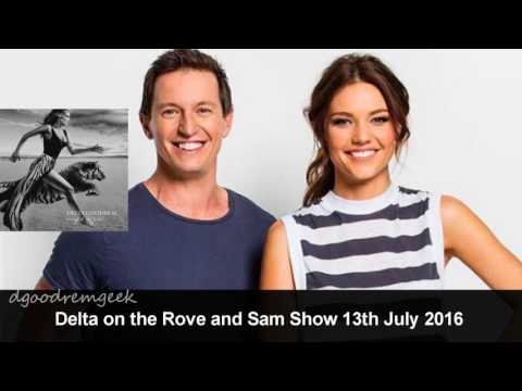 Delta Goodrem on the Rove and Sam Show  (13th July, 2016)