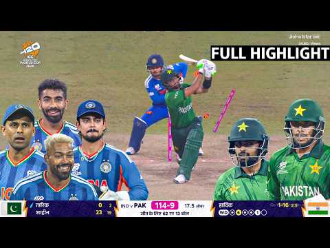 IND vs PAK T20 WC Full Match Highlights | India vs Pakistan T20 Worldcup 2026 Full Match Highlights