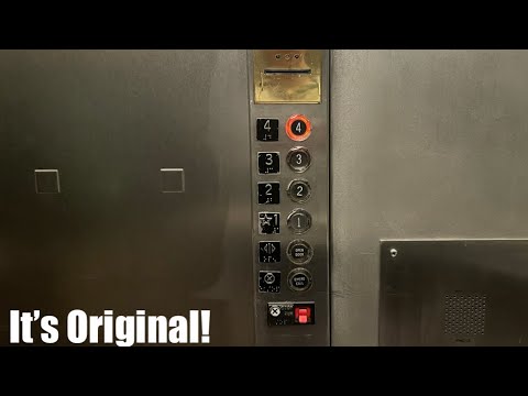 ORIGINAL OTIS Lexan Hydraulic Elevators @ Wyndham Cleveland Airport (Courtyard Bldg) - Cleveland, OH