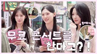 이때 당시 무료 콘서트 하던 센둥이들~