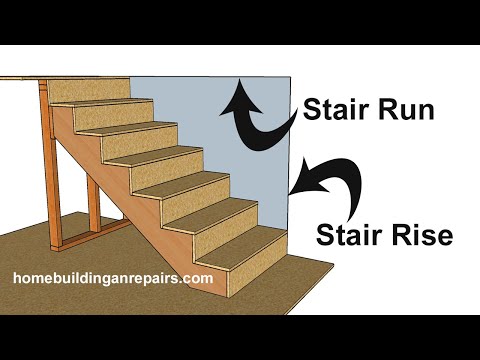 What Is The Total Stair Run And Rise Measurements? - Builder's Questions And Answers