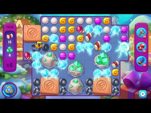 Fishdom 7036 Super Hard Level - 13 moves - NO BooSTERS