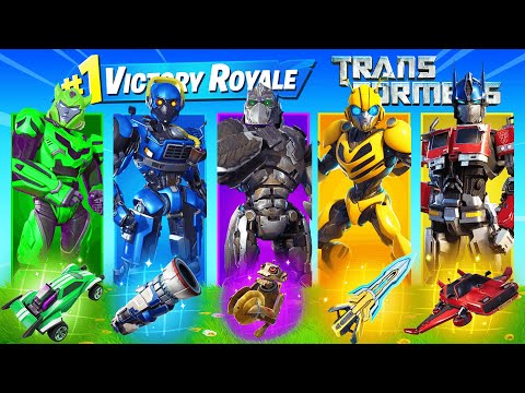 Die *ZUFÄLLIGE* TRANSFORMERS BOSS SKIN CHALLENGE in Fortnite