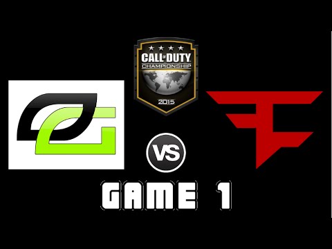 COD Champs 2015: OpTic Gaming vs Faze Red - GAME 1 - Losers Bracket