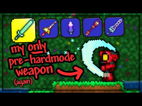 Beating Terraria Master Mode with ONLY "Other" MELEE Weapons