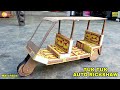 How To Make Tuk Tuk Auto Rickshaw Diy Matchbox Tuk Tuk Auto Taxi Machis Ki Gadi Banane Ka Tarika