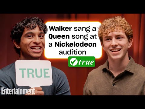 Percy Jackson's Walker Scobell & Aryan Simhadri Lie to Each Other | Entertainment Weekly