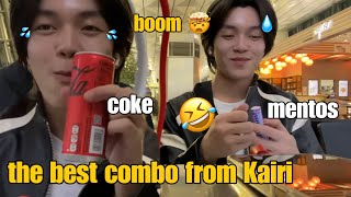 Kairi’s go back to Philippine, bye bye Indo | combo coke+mentos | what happened ?