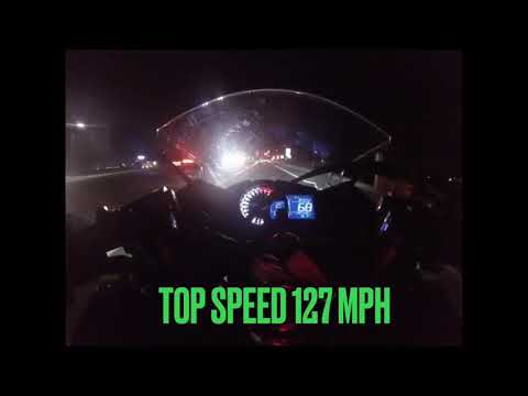 Ninja 400 top speed 127mph