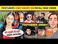 OMG Payal Gaming React On FAKE Viral Video Youtubers ANGRY Reaction Payal Gaming Viral Video