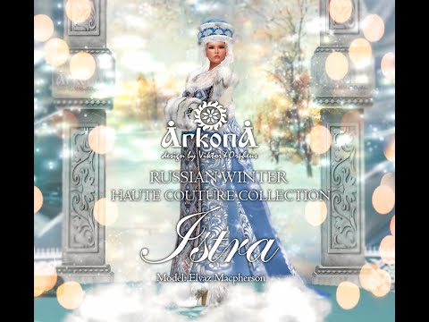 Winter Russian Haute Couture Collection by Arkona: Istra