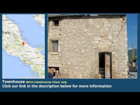 Townhouse for Sale in 66010 Colledimacine Chieti, Italy on italianlife.today