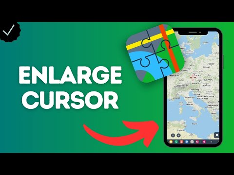 How to Enlarge the Screen Cursor Size in Locus Map App (make the GPS position cursor larger)
