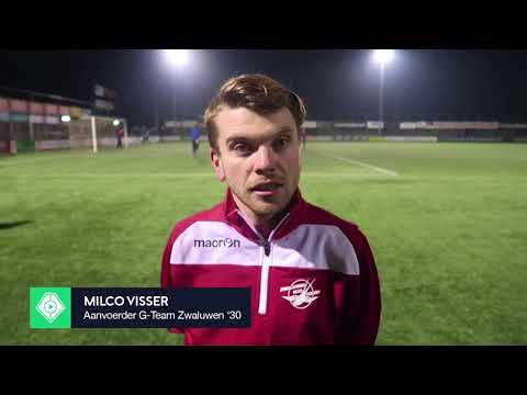 Training Zwaluwen'30 G-team met selectie