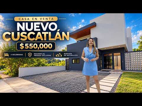 🏡🇸🇻 CASA MODERNA A ESTRENAR en NUEVO CUSCATLÁN | 4 Habitaciones | $550,000