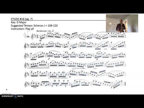 2020-2021 TMEA All-State Saxophone Audition Etude #3