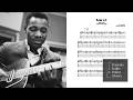 Blues In A - George Benson (Transcription)