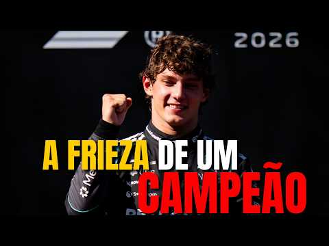 A FRIEZA DE KIMI ANTONELLI PARA SER CAMPEÃO DA F1 2026