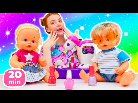 Nenuco twins with Irene! Paul and Paula in everyday childhood 💖 Collection for children