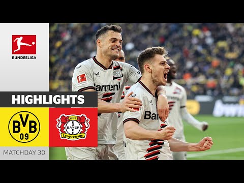 Resumen de B. Dortmund vs B. Leverkusen Matchday 30