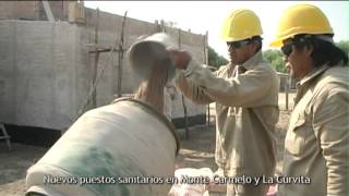preview picture of video 'Construcción nuevos puestos sanitarios en Monte Carmelo y La Curvita, Sta. Victoria Este, Salta'