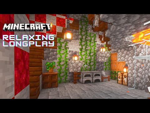 Void Longplay - MINECRAFT SMOOTH BUILDING PEACEFUL GAMEPLAY ECOBRUTAL HOUSE IN MOUNTAIN LAVAFALL