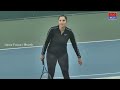 Sania Mirza Tennis Practicing Visuals Before Farewell Match Tennis Sania Mirza NewsFocusTelugu