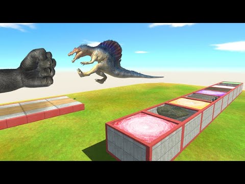 Kong Punch in Portals or Deadly Obstacles - Animal Revolt Battle Simulator