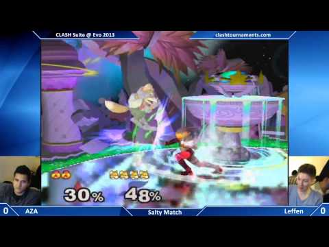 CLASH Suite at Evo 2013 - Leffen vs AZA - Match 1 - SSBM