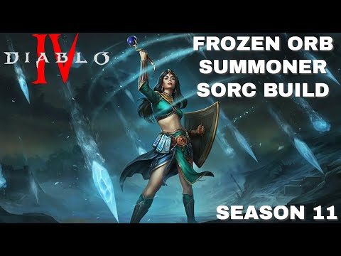DIABLO 4 - Frozen Orb Summoner Build - Season 11 - It's not quite a Paladin but that is okay...