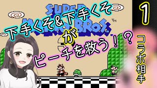 下手くそ&下手くそがピーチを救う！？【スーパーマリオブラザーズ３】１
