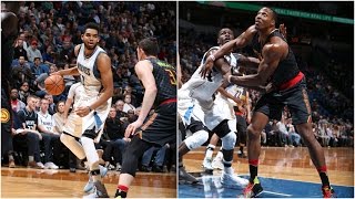 Karl-Anthony Towns - Minnesota Timberwolves - Dwight Howard - Atlanta Hawks