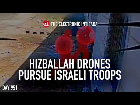 Hizballah drones pursue Israeli troops, with Jon Elmer