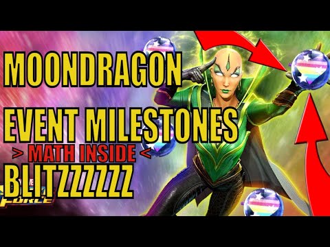 Moondragon Show Your Colors Event Milestone MATH! Quirky Trait & Raid Tips! Marvel Strike Force