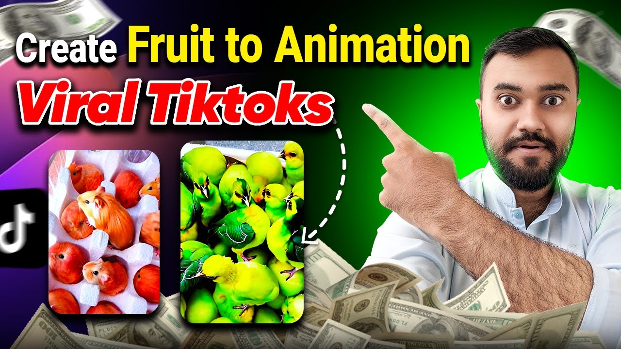 Fruit to Animal ANIMATION TIKTOK Viral Videos 2024 | Fruit se Animal Tiktok Video