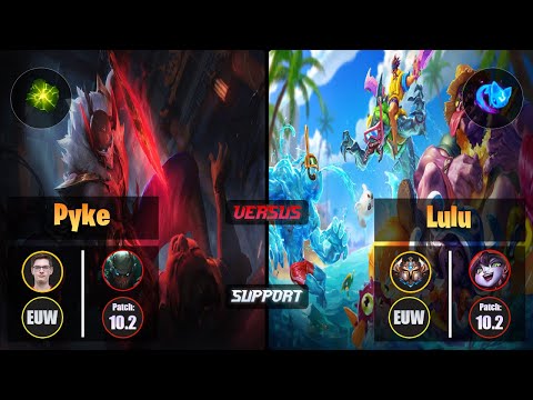 Mikyx PYKE (Support) [Aftershock] VS LULU - Challenger EUW Patch 10.2