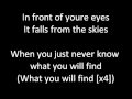 Sum 41- With me Lyrics