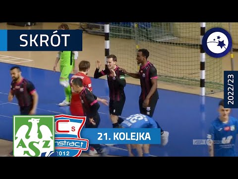 AZS UŚ Katowice - Constract Lubawa 1:5 | SKRÓT | 21. kolejka (2022/23)