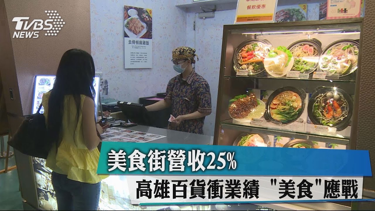 美食街營收25%！高雄百貨衝業績　「美食」應戰