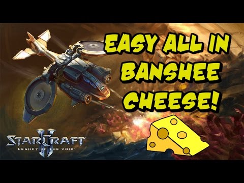 STARCRAFT 2 TERRAN STRATEGY - BANSHEE RUSH BUILD GUIDE & GAMEPLAY - LEGACY OF THE VOID