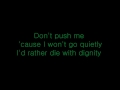 Bullet for my Valentine - Dignity (lyrics+HD)