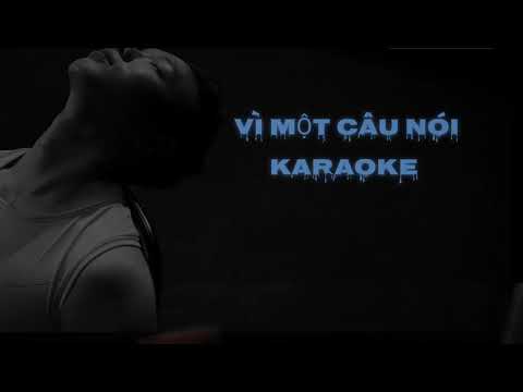 [KARAOKE] Vì Một Câu Nói - Hoàng Dũng | BEAT