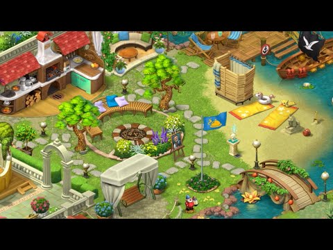 Gardenscapes Gameplay: My fav spot! 10 levels finished within 10 minutes || Level 2241-2250