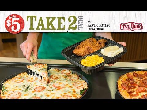 Try the Take 2 Deal at Pizza Ranch for ONLY $5!