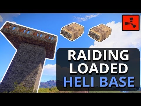 Satchel RAIDING A Loaded RICH Heli-Base!! Rust Solo Survival Gameplay Part 4