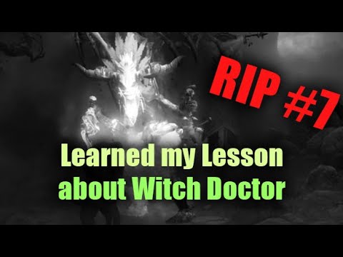 Learned my Lesson about Witch Doctor on Hardcore... RIP 7 in Season 25