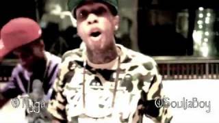 Be Quiet In Studio Performance by Soulja Boy   Tyga @ HotNewHipHop com