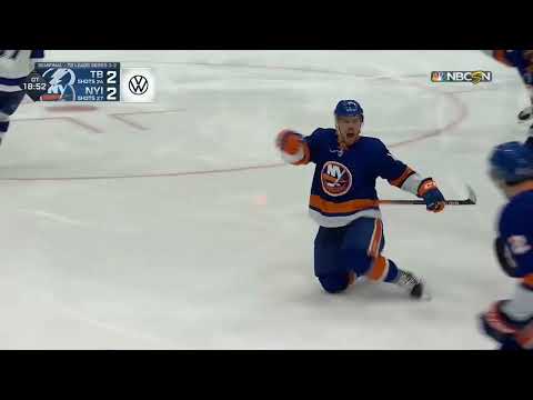Islanders Final Goal at the Barn but with the Radio Call